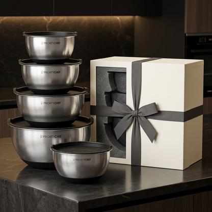 Mixing bowl gift packaging concept, gift packaging not included